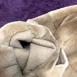 Vintage shaved winter coat  Fur handmade very rare S